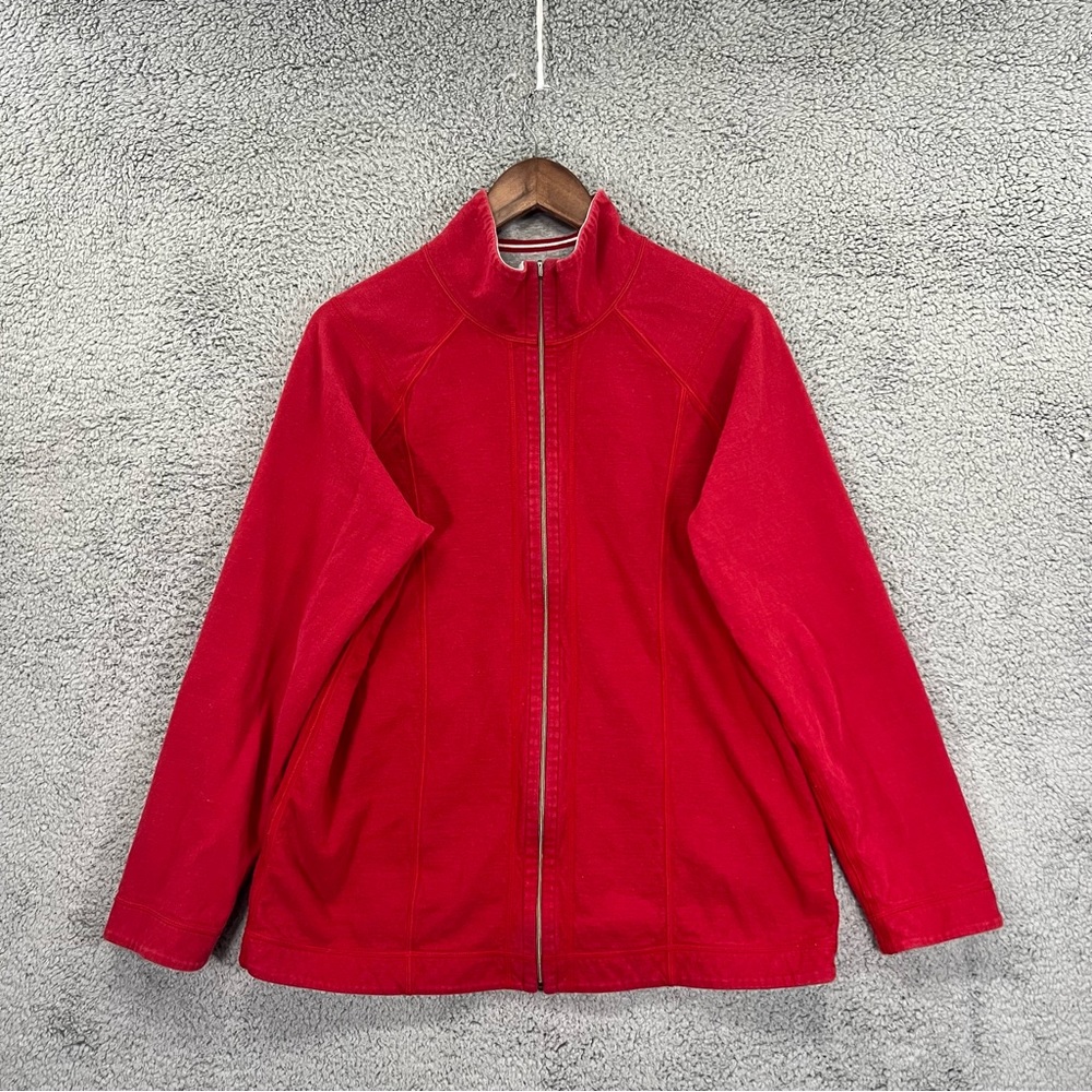 Tommy Bahama Reversible Zip Sweater Red Striped Men Size XL